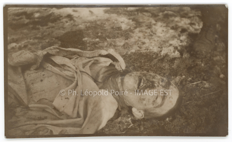 Cadavre d'un soldat allemand (Custines)